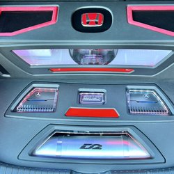 Full Custom box with the airbag on a Honda type R