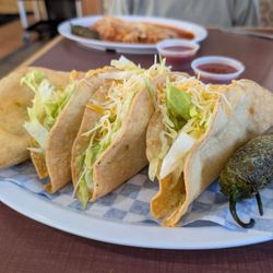 Nevada Taco Grill - Taco Tuesday! Those jalapeno peppers were a little warm today. But, delicious!