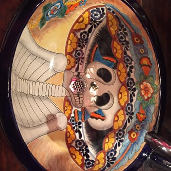 Calaveras Cantina - Bathroom sink - Mexican Near Me - Jupiter, Florida Calaveras Cantina - Bathroom sink - Mexican Near Me - Jupiter, Florida