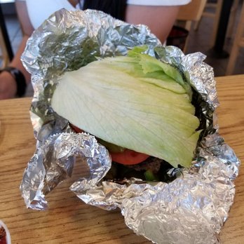 Five Guys - bunless, wedge lettuce, little burger - Burgers Near Me - Sunnyvale, California Five Guys - bunless, wedge lettuce, little burger - Burgers Near Me - Sunnyvale, California