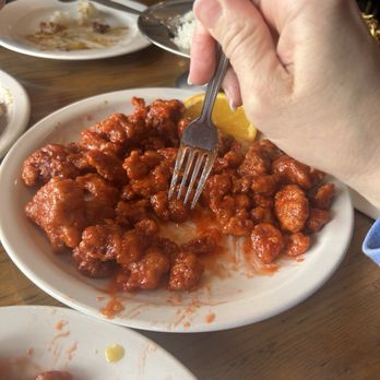 Tea House - Orange chicken was all breading, tastes old and beef/broccoli lacked flavor. - Chinese Near Me - Plymouth, Minnesota Tea House - Orange chicken was all breading, tastes old and beef/broccoli lacked flavor. - Chinese Near Me - Plymouth, Minnesota