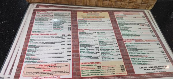 Menu photo 1 Roadhouse Brick Oven Pizza Riverhead, NY Menu photo 1 Roadhouse Brick Oven Pizza Riverhead, NY