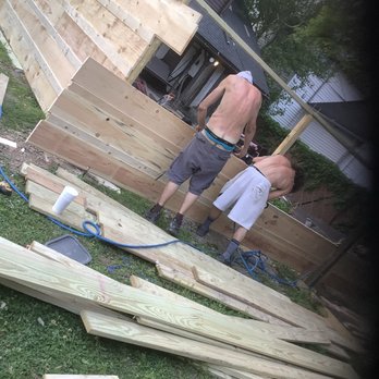 The Fix It Brothers - Fence build with a style you haven't seen before!!! - Handyman Near Me - Newark, Ohio The Fix It Brothers - Fence build with a style you haven't seen before!!! - Handyman Near Me - Newark, Ohio