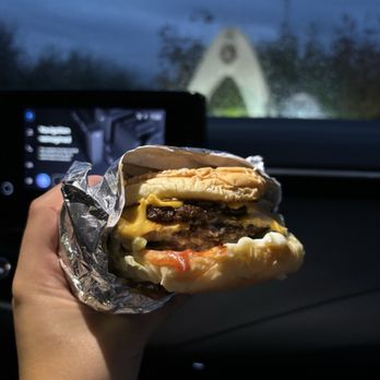 Frugals - 1/2 Lb. Double Cheese Burger - Fast Food Near Me - Port Angeles, Washington Frugals - 1/2 Lb. Double Cheese Burger - Fast Food Near Me - Port Angeles, Washington