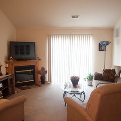 Hickory Pointe - Spacious living rooms with tons of natural light can be found inside our one bedroom apartments at Regency Place!