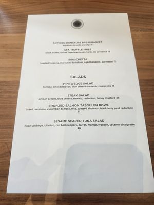 Menu photo 5 Sophie's - Sarasota Sarasota, FL Menu photo 5 Sophie's - Sarasota Sarasota, FL