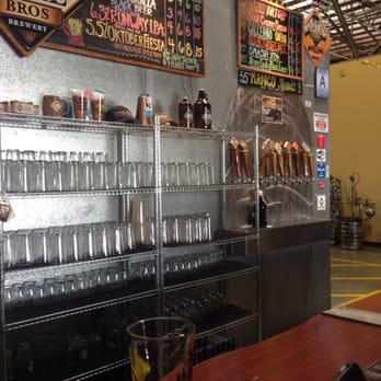 Last Name Brewing - Half of the beers on tap - Breweries Near Me - Upland, California