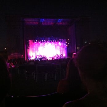 Red Hat Amphitheater - Unzoomed view from Section 6, Row 3, Seat 34 - Music Venues Near Me - Raleigh, North Carolina Red Hat Amphitheater - Unzoomed view from Section 6, Row 3, Seat 34 - Music Venues Near Me - Raleigh, North Carolina