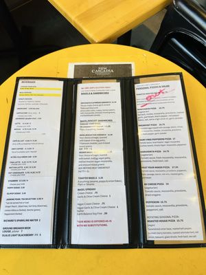 Menu photo 1 New Cascadia Traditional Portland, OR