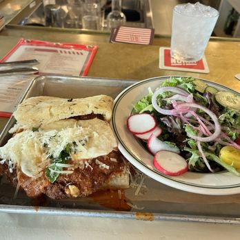 Union Assembly - Chicken Parmesan sandwich - New American Near Me - Detroit, Michigan