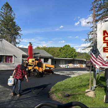 Precision Paving & Seal Coating - And on with the new parking lot! 1-802-431-5149 - Masonry/Concrete Near Me - South Royalton, Vermont Precision Paving & Seal Coating - And on with the new parking lot! 1-802-431-5149 - Masonry/Concrete Near Me - South Royalton, Vermont