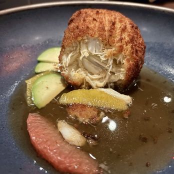 Rococo Steak - Look at this crab cake! No filler! Delish! - Steakhouses Near Me - St. Petersburg, Florida Rococo Steak - Look at this crab cake! No filler! Delish! - Steakhouses Near Me - St. Petersburg, Florida