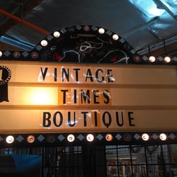 Vintage Times Boutique - Outside the store