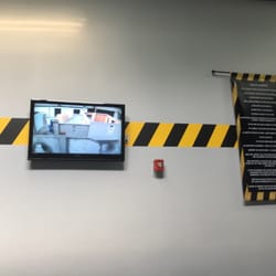 Airsoft Tactical - Two monitors to watch game play in the arena while in the waiting room.