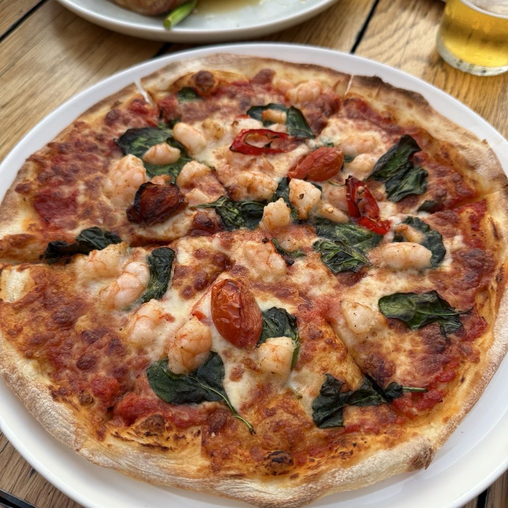 Opera Bar - Prawn pizza - Beer Gardens Near Me - Sydney, NSW