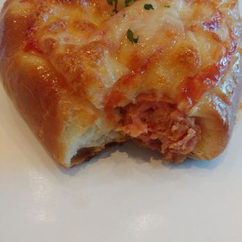 Paris Baguette - This thing is delicious! It's a spicy sausage covered in a soft sweet bread the contrast of flavors makes this sooo good! - Bakeries Near Me - Cerritos, California Paris Baguette - This thing is delicious! It's a spicy sausage covered in a soft sweet bread the contrast of flavors makes this sooo good! - Bakeries Near Me - Cerritos, California