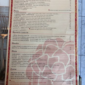 Il Fiora - Aug 2026 menu dinner - Italian Near Me - Buena Park, California