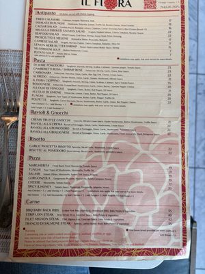 Menu photo 1 Il Fiora Buena Park, CA