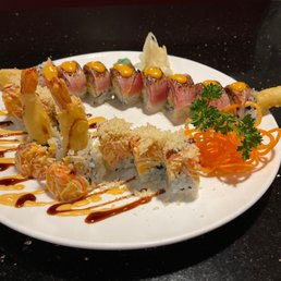 Black Dragon Roll and Dancing Dragon Roll Delicious!! Black Dragon Roll and Dancing Dragon Roll Delicious!!