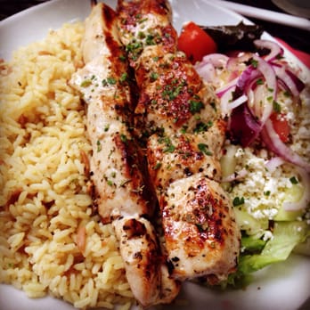 Somethingreek - chicken souvlaki platter - Greek Near Me - Brooklyn, New York Somethingreek - chicken souvlaki platter - Greek Near Me - Brooklyn, New York
