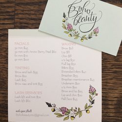 Boho Beauty - Services offered