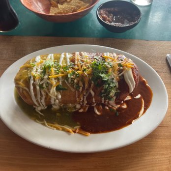 Nadine's Mexican Kitchen - Brisket Chimichanga. Wow! - Mexican Near Me - Rathdrum, Idaho
