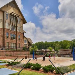 Arcadia Student Living - Outdoor sports including volleyball.