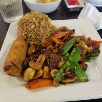 Twin Panda - Triple Delight with Fraud Rice and an eggroll - Indonesian Near Me - Austin, Texas Twin Panda - Triple Delight with Fraud Rice and an eggroll - Indonesian Near Me - Austin, Texas