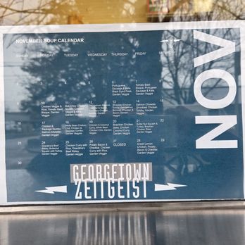 Zeitgeist - Daily soup menu - Coffee & Tea Near Me - Seattle, Washington