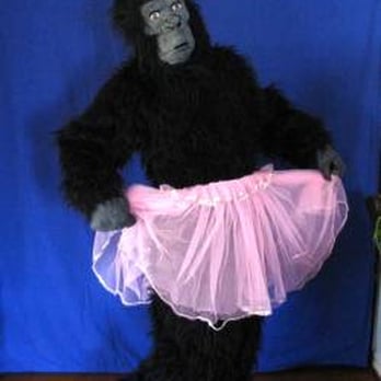 Singing Telegrams of Dallas - Gorilla in a tutu - Party Characters Near Me - Dallas, Texas