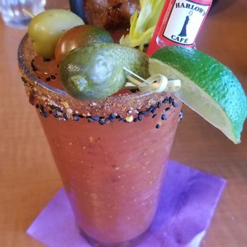 Harlow's Cafe - The best bloody Mary EVER!!!!!  (From a former bartender of 10 years) - Burgers Near Me - Tempe, Arizona