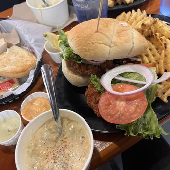 Fisherman's Market - Clam chowder oyster poboy - Seafood Near Me - Eugene, Oregon Fisherman's Market - Clam chowder oyster poboy - Seafood Near Me - Eugene, Oregon