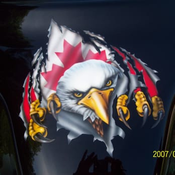 Crazeepaint Airbrushing - On a fairing - Body Shops Near Me - Selkirk, Ontario Crazeepaint Airbrushing - On a fairing - Body Shops Near Me - Selkirk, Ontario