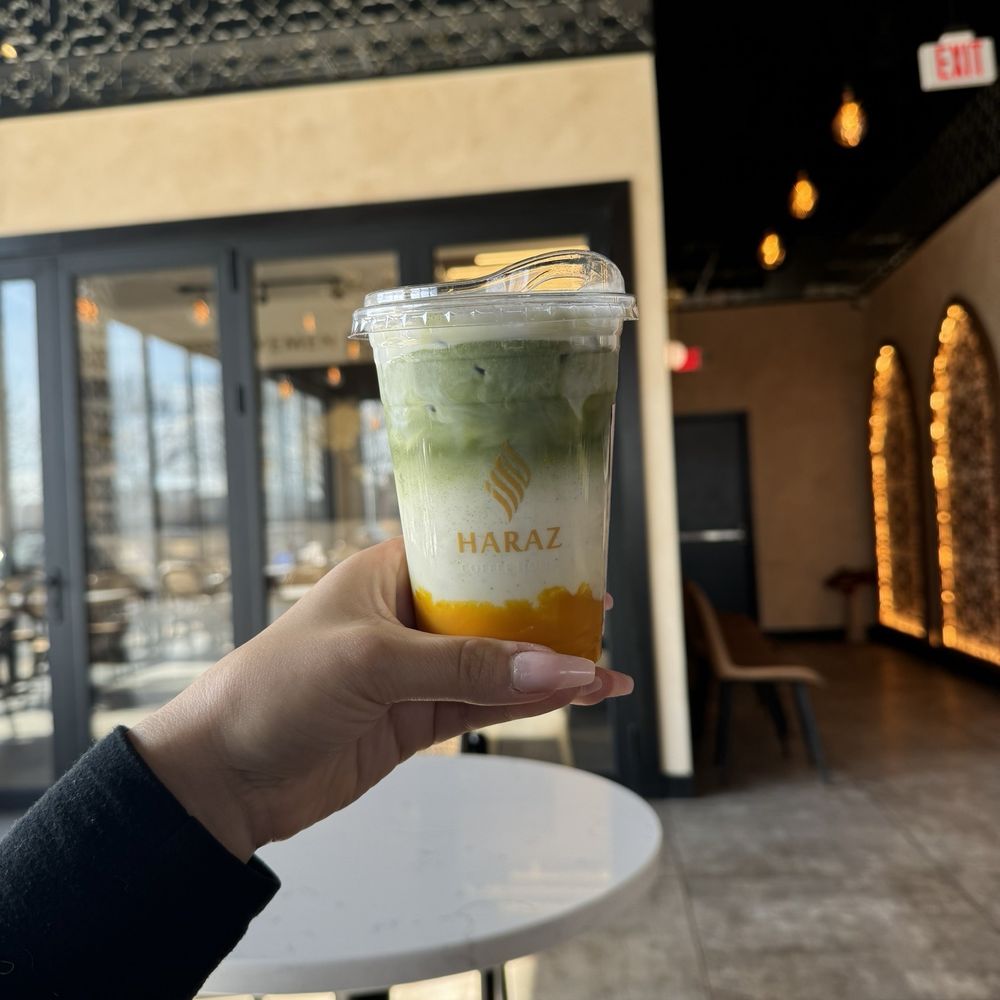 Matcha mango latte Matcha mango latte