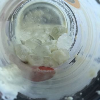 Tapioca Express - Snow bubble drink not blended all the way. Look how big that ice is and it's a lot. - Bubble Tea Near Me - Chula Vista, California
