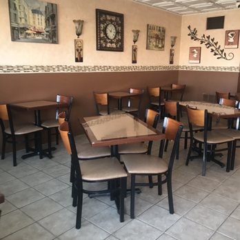 Bruno's Pizza - tables and chairs in a restaurant - Pizza Near Me - Bay Shore, New York