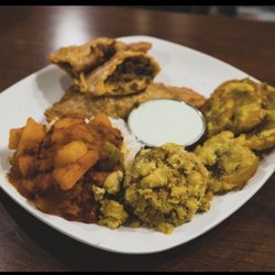 Rae's and Kay's Melting Pot - Pastelillos, plantain, sofrito