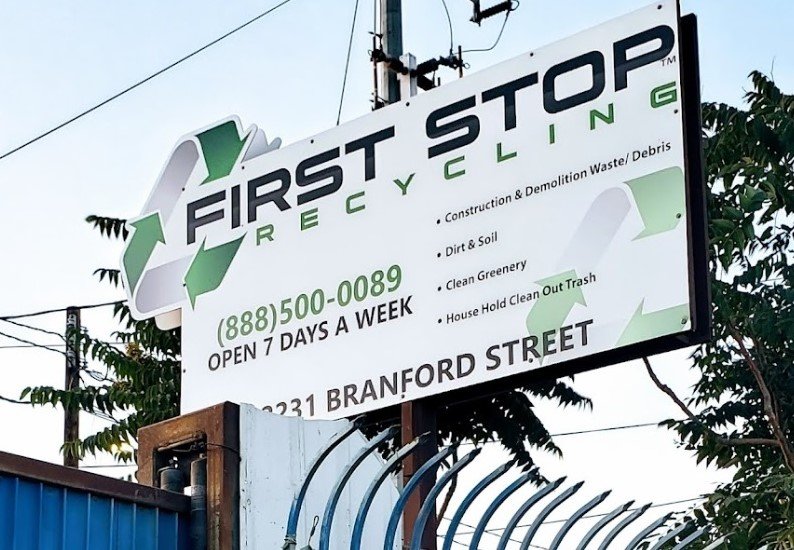 FIRST STOP RECYCLING Updated September 2024 12231 Branford St, Sun