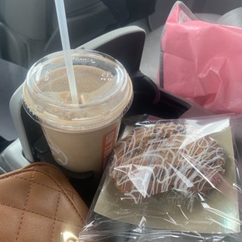 On The Grind - a cup of coffee and a donut - Coffee & Tea Near Me - Boerne, Texas