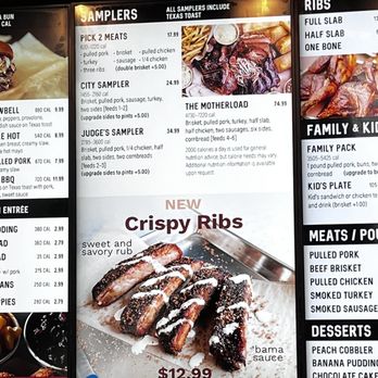 City Barbeque - Sampler menu - Barbeque Near Me - Decatur, Georgia City Barbeque - Sampler menu - Barbeque Near Me - Decatur, Georgia