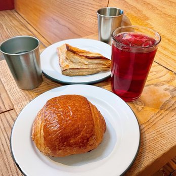 The Mill - Loquat / boureka; Chocolate croissant; iced tea - Coffee & Tea Near Me - San Francisco, California The Mill - Loquat / boureka; Chocolate croissant; iced tea - Coffee & Tea Near Me - San Francisco, California