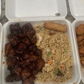Hong Minh - Combination fried rice with honey chicken and spring roll - Chinese Near Me - Harvey, Louisiana Hong Minh - Combination fried rice with honey chicken and spring roll - Chinese Near Me - Harvey, Louisiana