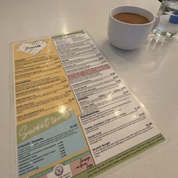 Drink menu