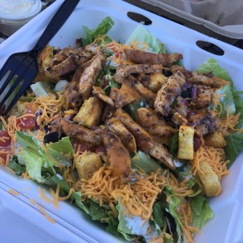 Moo Moo's Burger Barn - Chipotle ckicken salad - Burgers Near Me - Lodi, California