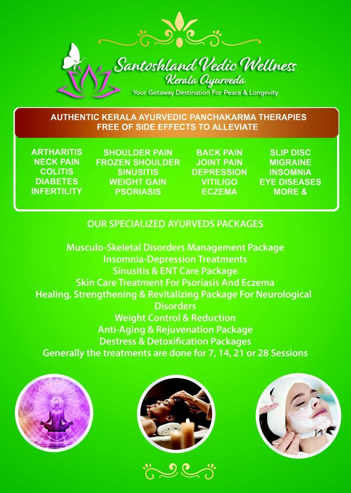 SANTOSHLAND VEDIC WELLNESS KERALA AYURVEDA Updated August 2024 664