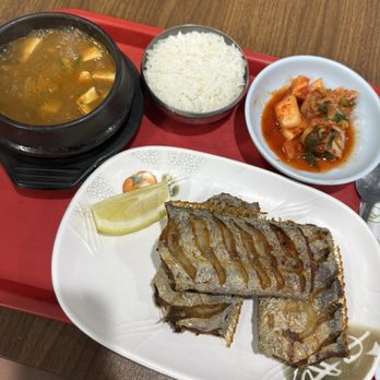 BeSeTo - Fried mackerel with dengjang jjigae - Food Court Near Me - Catonsville, Maryland