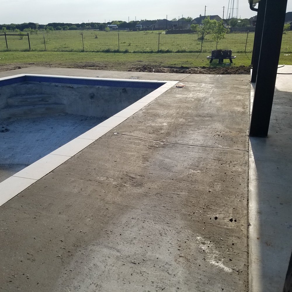 Virgin Island Pools - Our finished deck he left us with. - Hot Tub & Pool Near Me Virgin Island Pools - Our finished deck he left us with. - Hot Tub & Pool Near Me