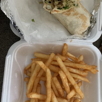 Chef Abdul Mediterranean - Veggie Falafel with Fries - Mediterranean Near Me - St. Charles, Illinois