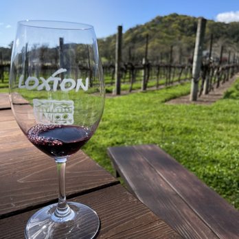 Loxton Cellars - a glass of red wine - Wineries Near Me - Glen Ellen, California