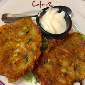 Cafe Istanbul - Zucchini pancakes - Turkish Near Me - Columbus, Ohio